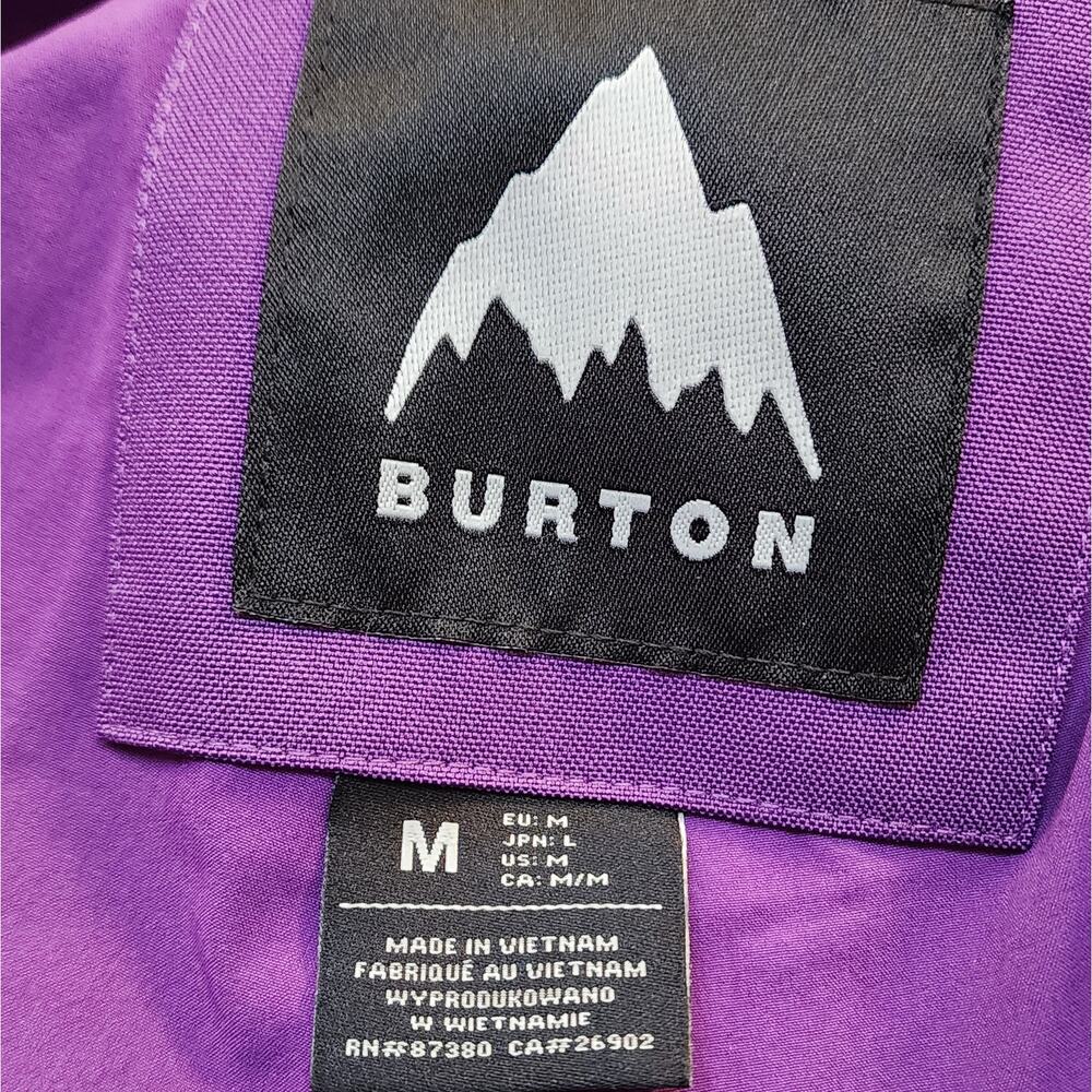 NWT Burton Women's Avalon Bib Snow Snowboard Ski Pants Size M Imperial Purple - Picture 2 of 16